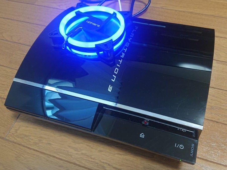 SONY PS3 初期型 CECHA00 60GB→320GB 熱対策大型ファン付き SONY PS3 初期型 CECHA00 60GB→320GB 熱対策大型ファン付き