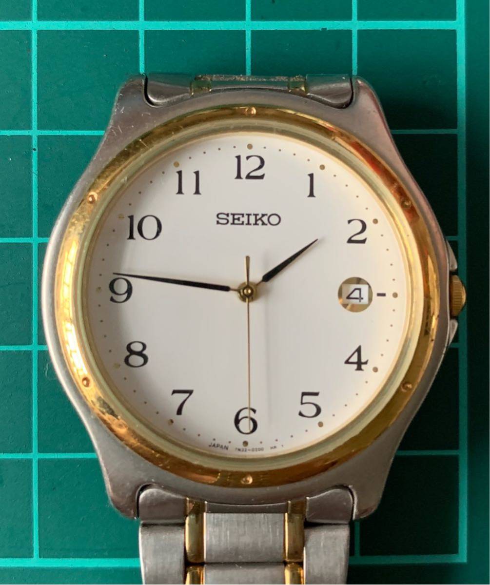 SEIKO Seiko 7N32-0150 used wristwatch : Real Yahoo auction salling