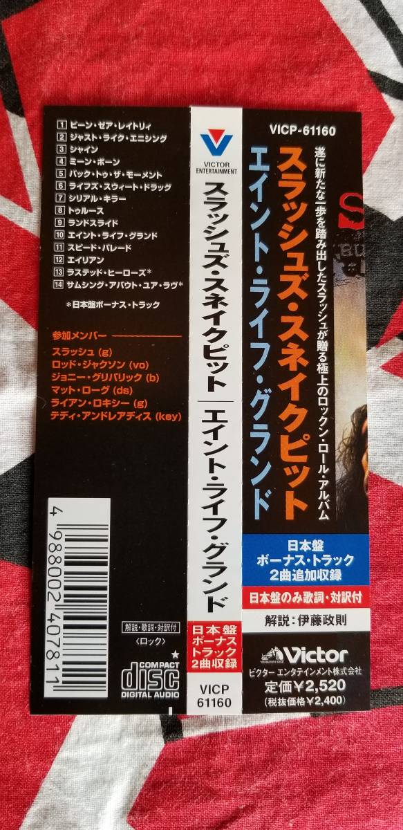 スラッシュ, Slash's Snakepit / エイント・ライフ・グランド CD