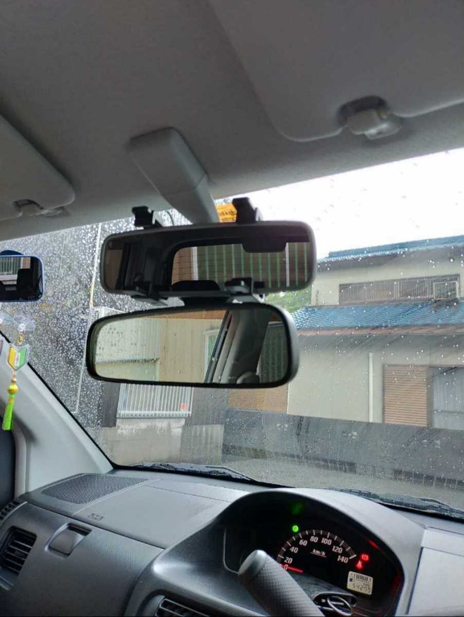 【簡単 取り付けミラー】セダン 教習車 警察 覆面 パトカー ダブルミラー ルームミラー 教習車 警護車両 緊急車両の画像3