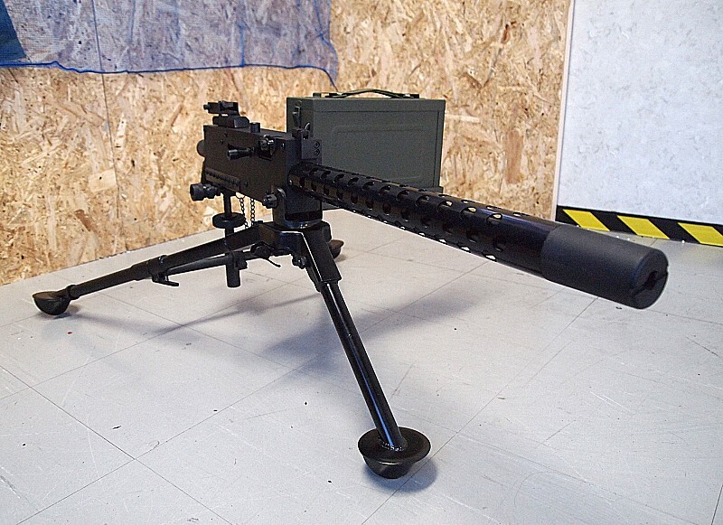 EMG 電動ガン BROWNING M1919 A4 Gen2 重機関銃 フルメタル超重量マシンガン ブローニング トライポッド付の画像1