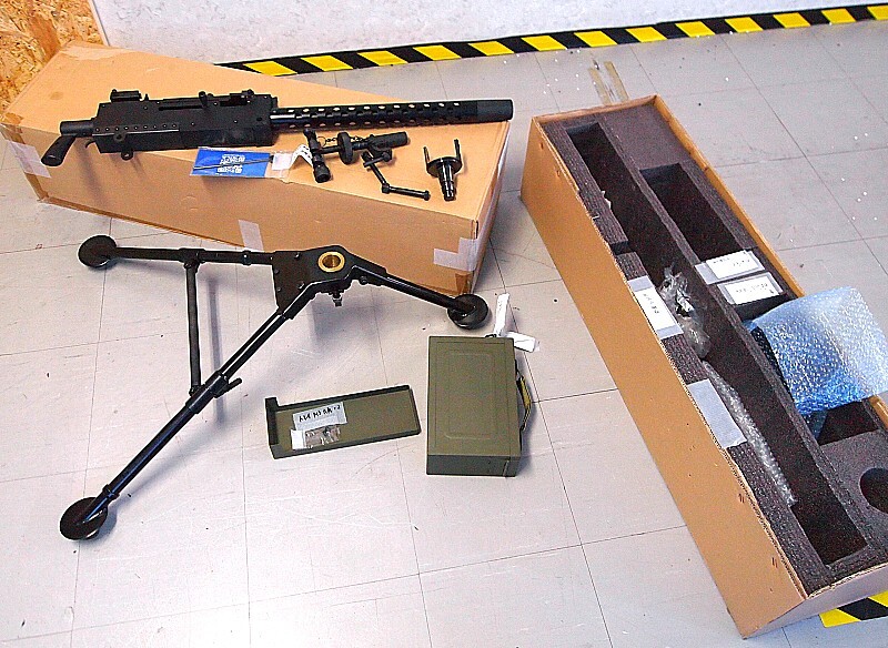 EMG 電動ガン BROWNING M1919 A4 Gen2 重機関銃 フルメタル超重量マシンガン ブローニング トライポッド付の画像9