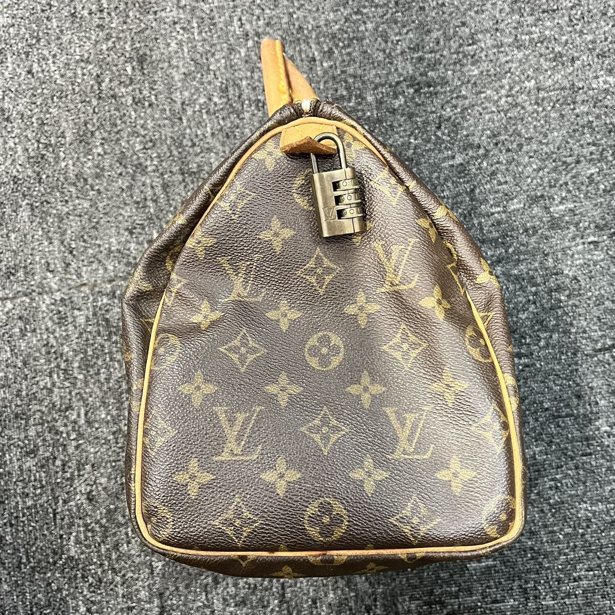 ★1円スタート★LOUIS VUITTON ルイヴィトン モノグラム スピーディー30 M41526/シリアルVI871 ミニボストンバッグ ハンドバッグ ブラウン_画像4