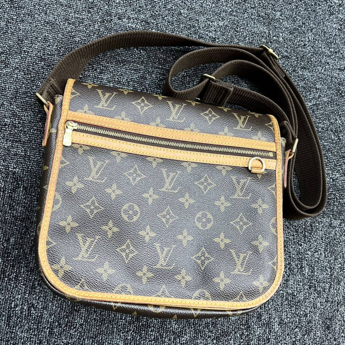 ★1円スタート★ LOUIS VUITTON ルイヴィトン モノグラム メッセンジャーPM M40106/MI0076ショルダーバッグ ブラウン 茶色_画像2