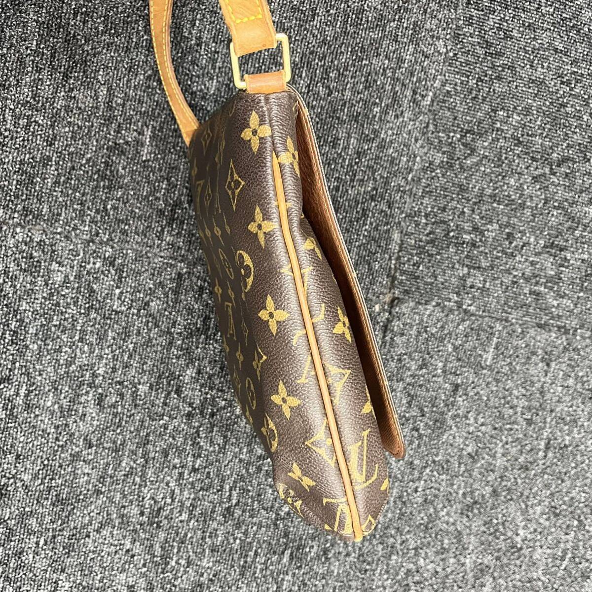 ★1円スタート★LOUIS VUITTON ルイヴィトン モノグラム ミュゼットサルサ ショート M51258/シリアルCA0979ショルダーバッグ ブラウン 茶色_画像4