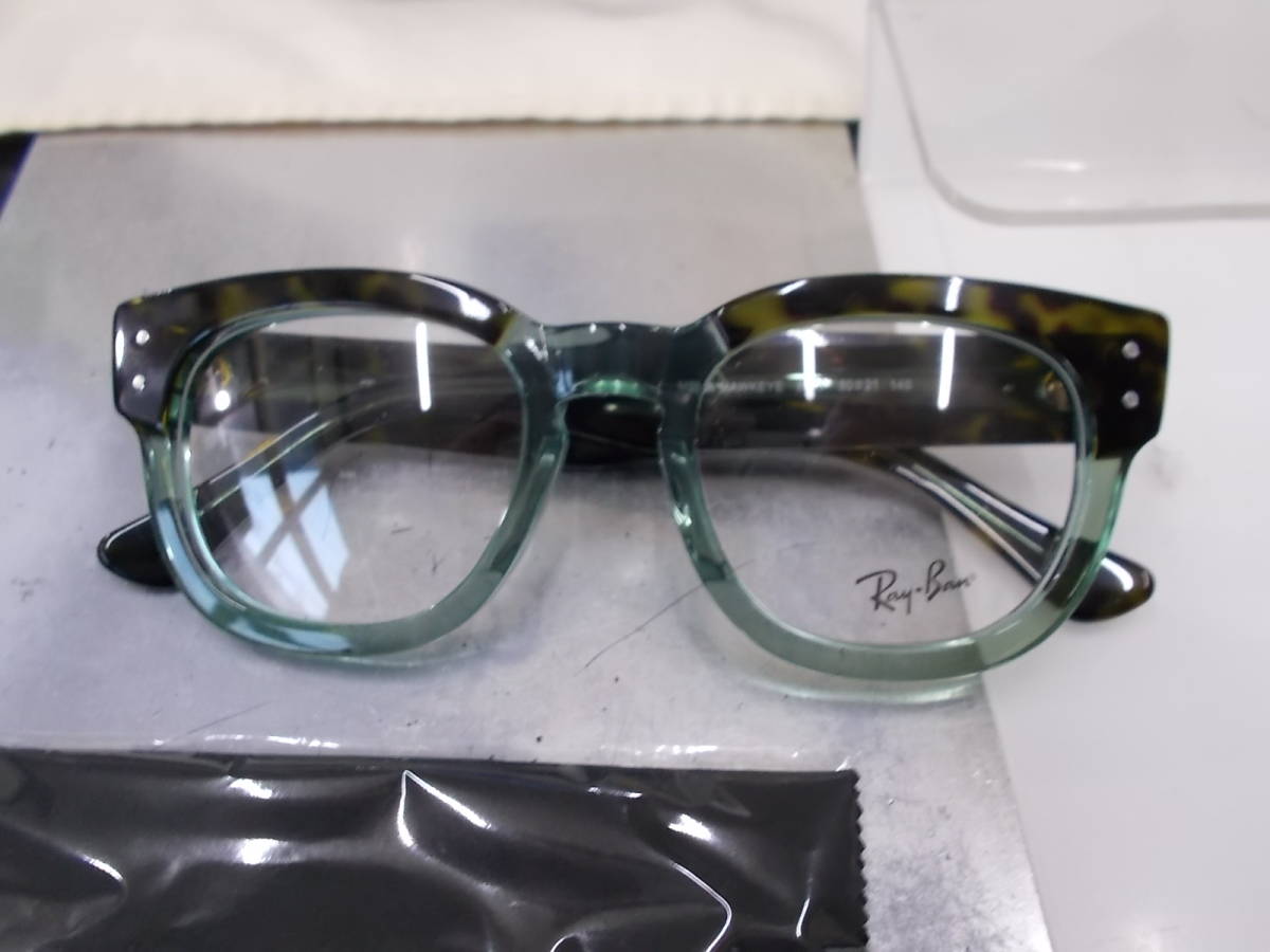 RayBan レイバン MEGA HAWKEYE メガ ホークアイ 眼鏡フレーム RB0298VF-8249-50 お洒落 極太 極厚 レトロ_画像1