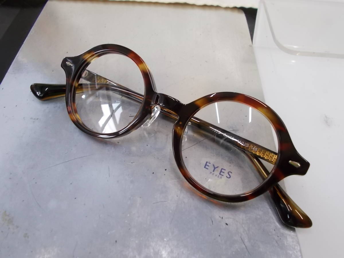 E'YES 超かっこいい 丸眼鏡 フレーム 1526-62 お洒落 クラシカルデザイン 極厚 の画像2