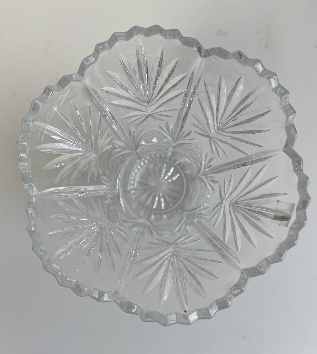 ホヤクリスタル（HOYA CRYSTAL） 花瓶  クリスタルガラス  NFS1325E  フラワーベース  専用箱付  未使用  美品 キレイの画像3