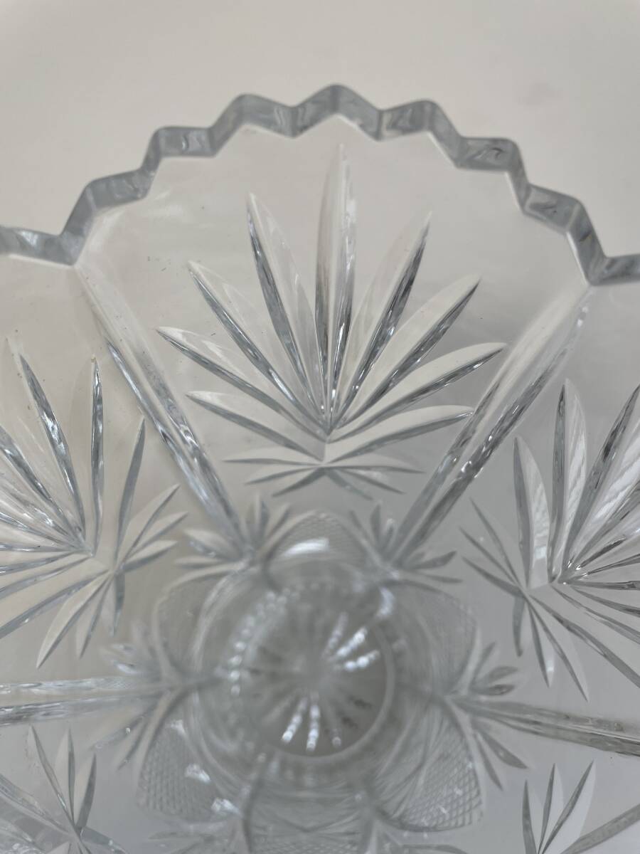 ホヤクリスタル（HOYA CRYSTAL） 花瓶  クリスタルガラス  NFS1325E  フラワーベース  専用箱付  未使用  美品 キレイの画像6