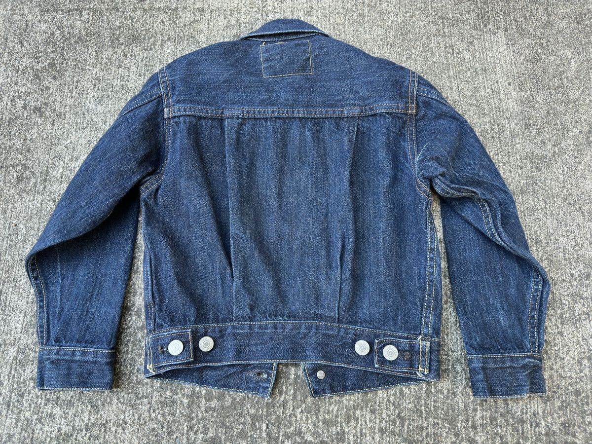 希少 復刻 LEVI'S 507BXX 2nd セカンド ボーイズ デニムジャケット ビンテージ リーバイス Gジャン_画像2