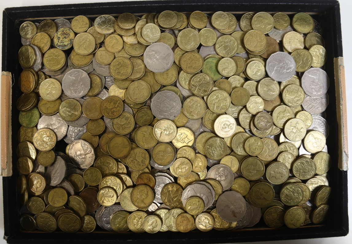 オーストラリア ドル 計420ドル まとめて おまとめ 大量 海外コイン 外国コイン 古銭 コイン 硬貨 オーストラリア硬貨_画像1