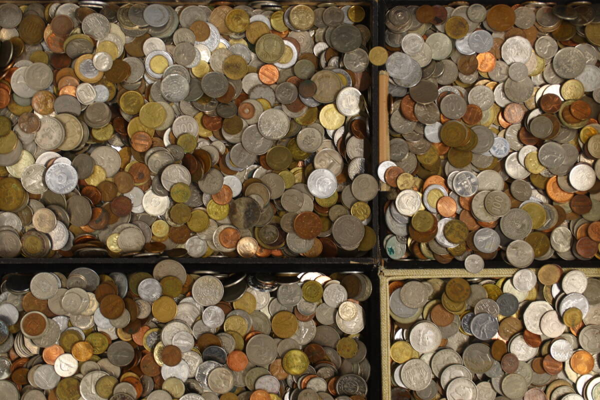 外国コイン 海外コイン 24544g まとめて おまとめ 大量 古銭 コイン 硬貨の画像3