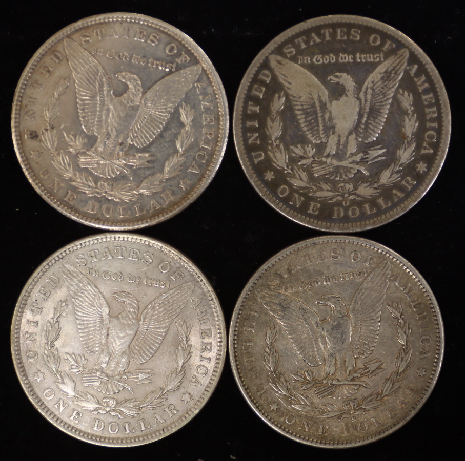 モルガン 1ドル銀貨 9枚 まとめて おまとめ 銀貨 古銭 コイン 硬貨 海外コイン 外国コインの画像3
