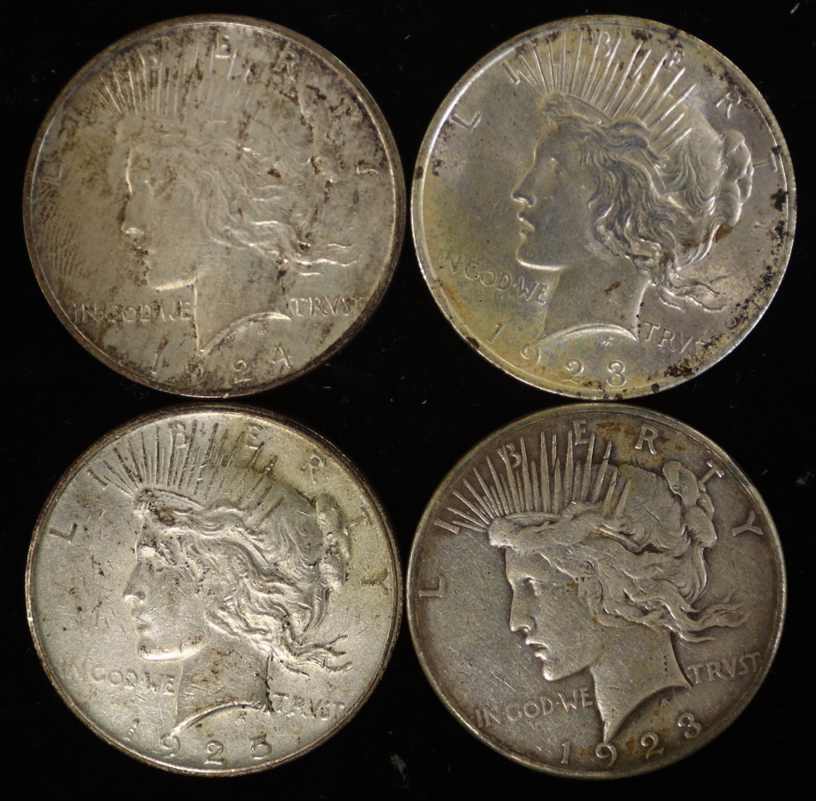 ピース 1ドル銀貨 12枚 まとめて おまとめ 銀貨 海外コイン 外国コイン 古銭 コイン 硬貨の画像2