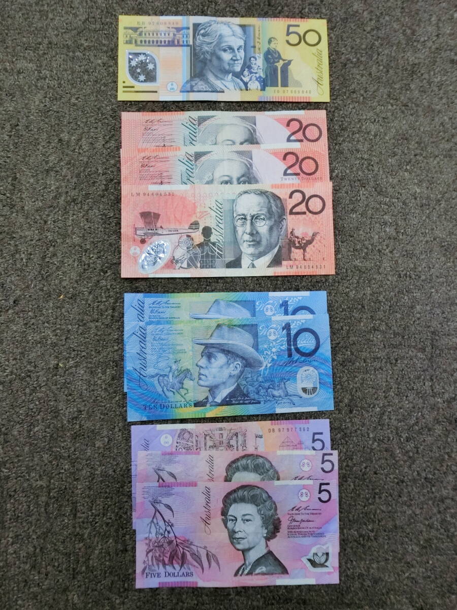35253◆オーストラリア　145ドル以上　外国紙幣_画像1