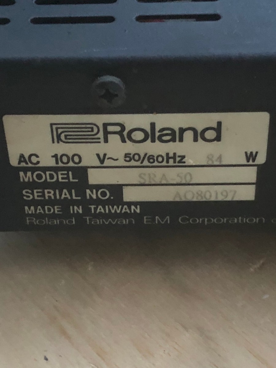 Roland　SRA-50 パワーアンプ_画像3