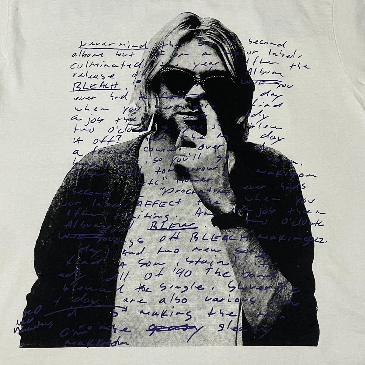 NIRVANA KURT COBAIN カートコバーン purple Tシャツ XLサイズ_画像2