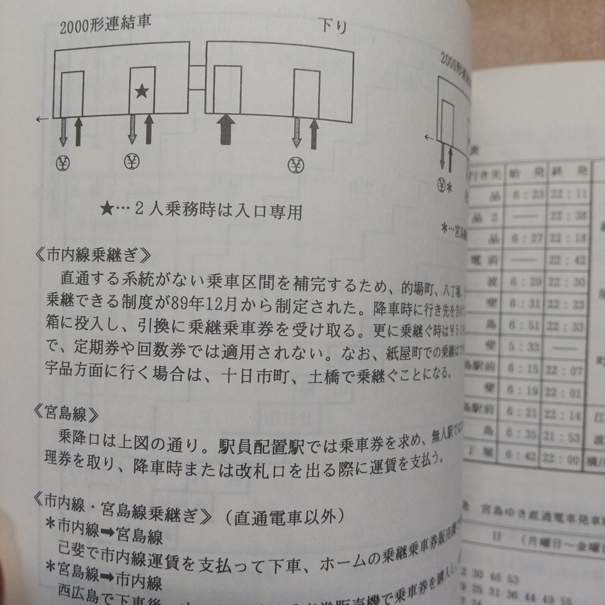 日本路面電車同好会「日本の路面電車ハンドブック」1993年版 A5判128ページ