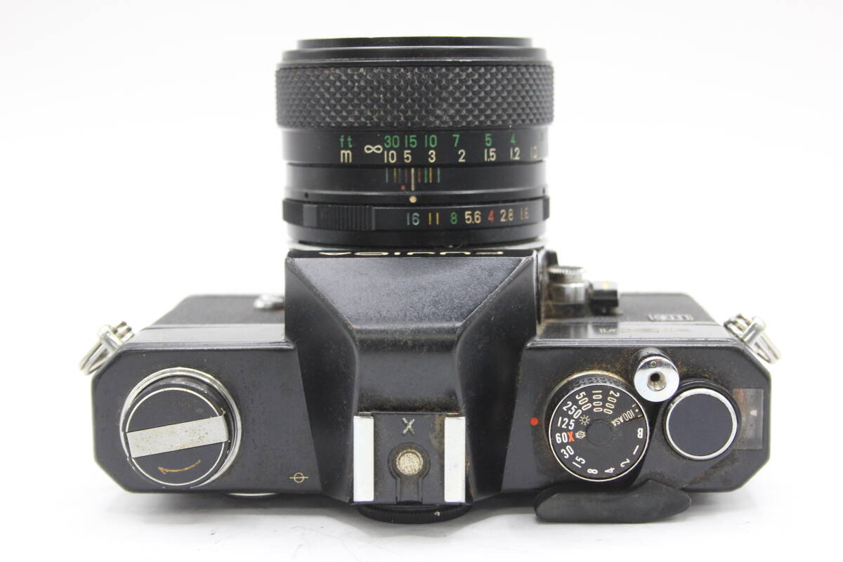 Y455 富士フィルム Fujifilm Fujica ST801 ブラック EBC Fujinon 55mm F1.8 ボディレンズセット ジャンク_画像6