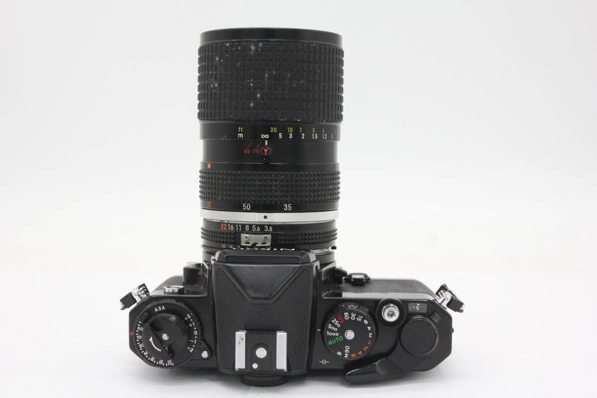 Y499 ニコン Nikon FE ブラック Zoom-Nikkor AI-s 35-70mm F3.5 ボディレンズセット ジャンク_画像6