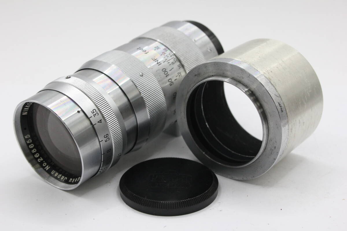 Y500 ニコン Nikon Nikkor-Q・C 13.5cm F3.5 レンズ ジャンク_画像1