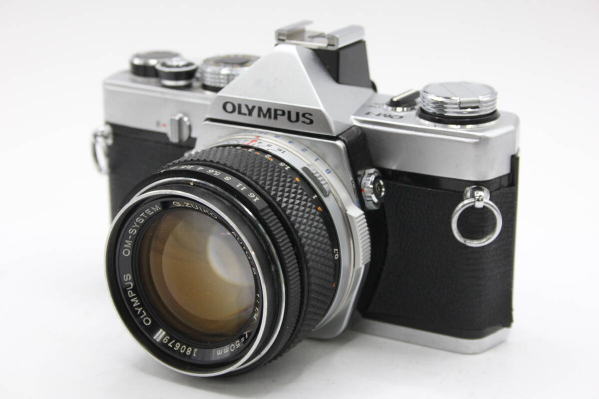Y686 オリンパス Olympus OM-1 OM-System G.Zuiko Auto-S 50mm F1.4 ボディレンズセット ジャンク_画像1