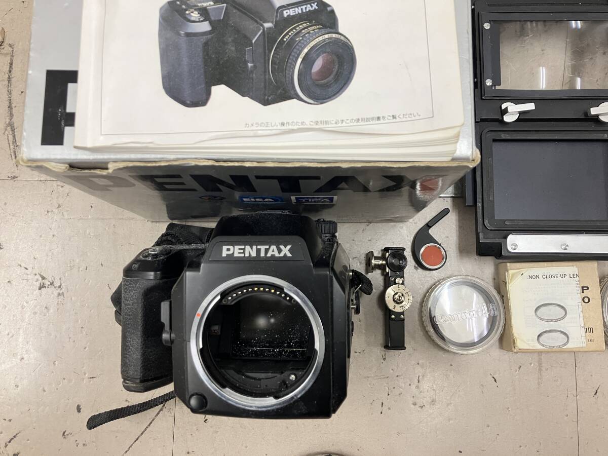 [ large amount 25 piece and more ] Canon Minolta Nikon etc. film camera body lens etc. large amount summarize Junk D64