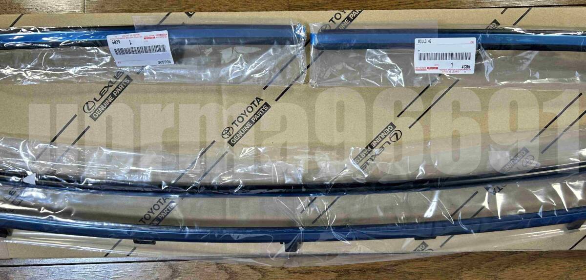  stock equipped 1~2 day shipping * Toyota original new goods * Hilux LN106 LN107 N100 N85 front glass molding 4 point set 