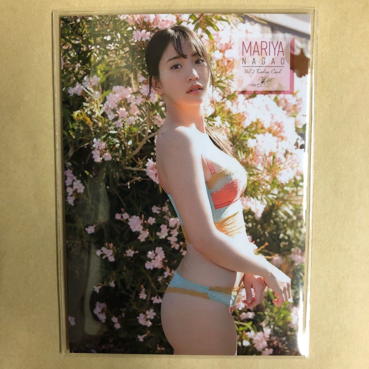 AKB48 永尾まりや Vol.2 トレカ アイドル グラビア カード 下着 RG07 タレント トレーディングカード_画像1