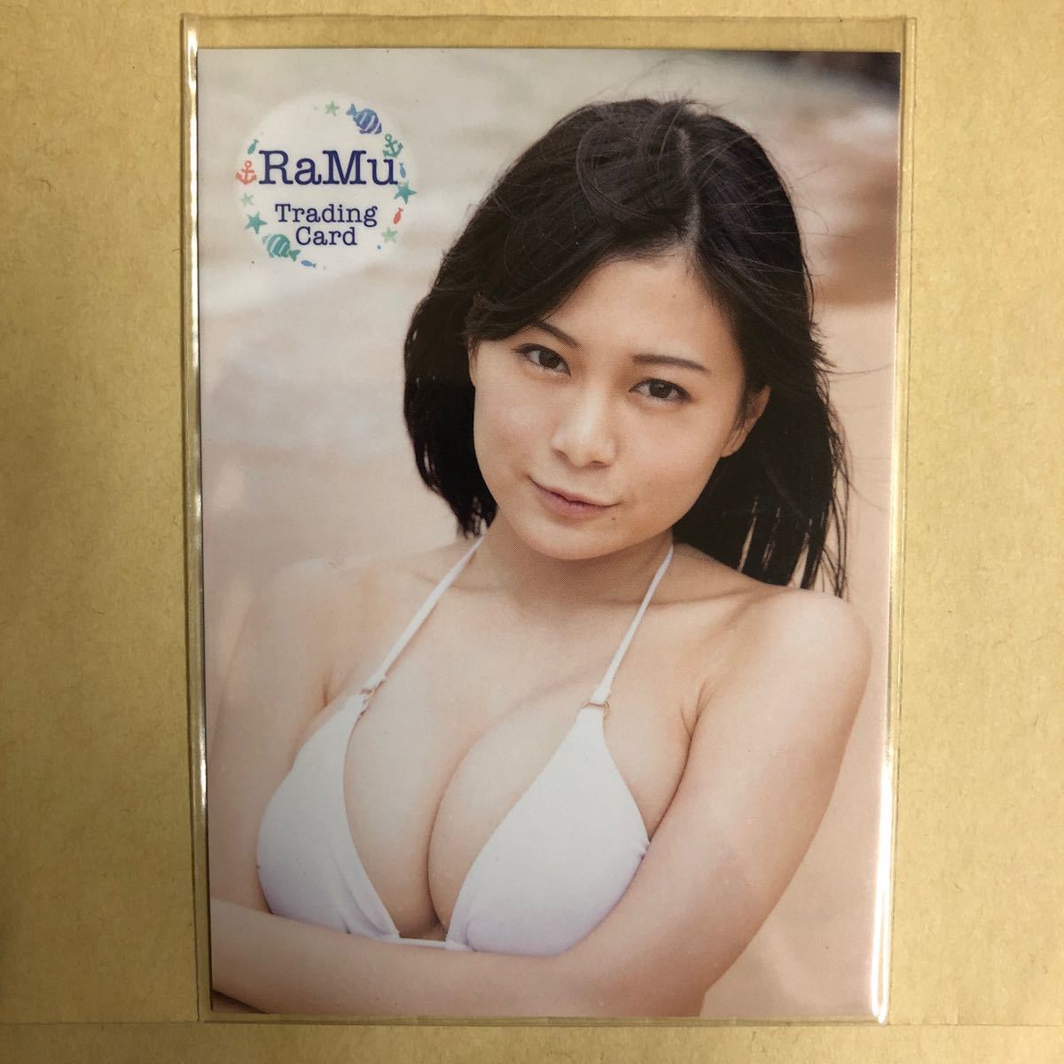 RaMu 2019 トレカ アイドル グラビア カード 水着 ビキニ 025 タレント ファースト トレーディングカード_画像1