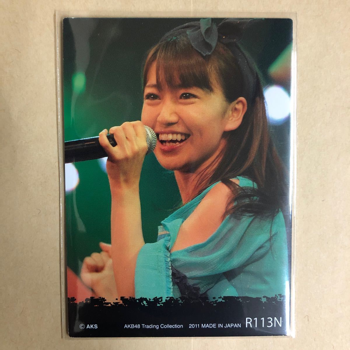 AKB48 大島優子 2011 トレカ アイドル グラビア カード R113N タレント トレーディングカード_画像1
