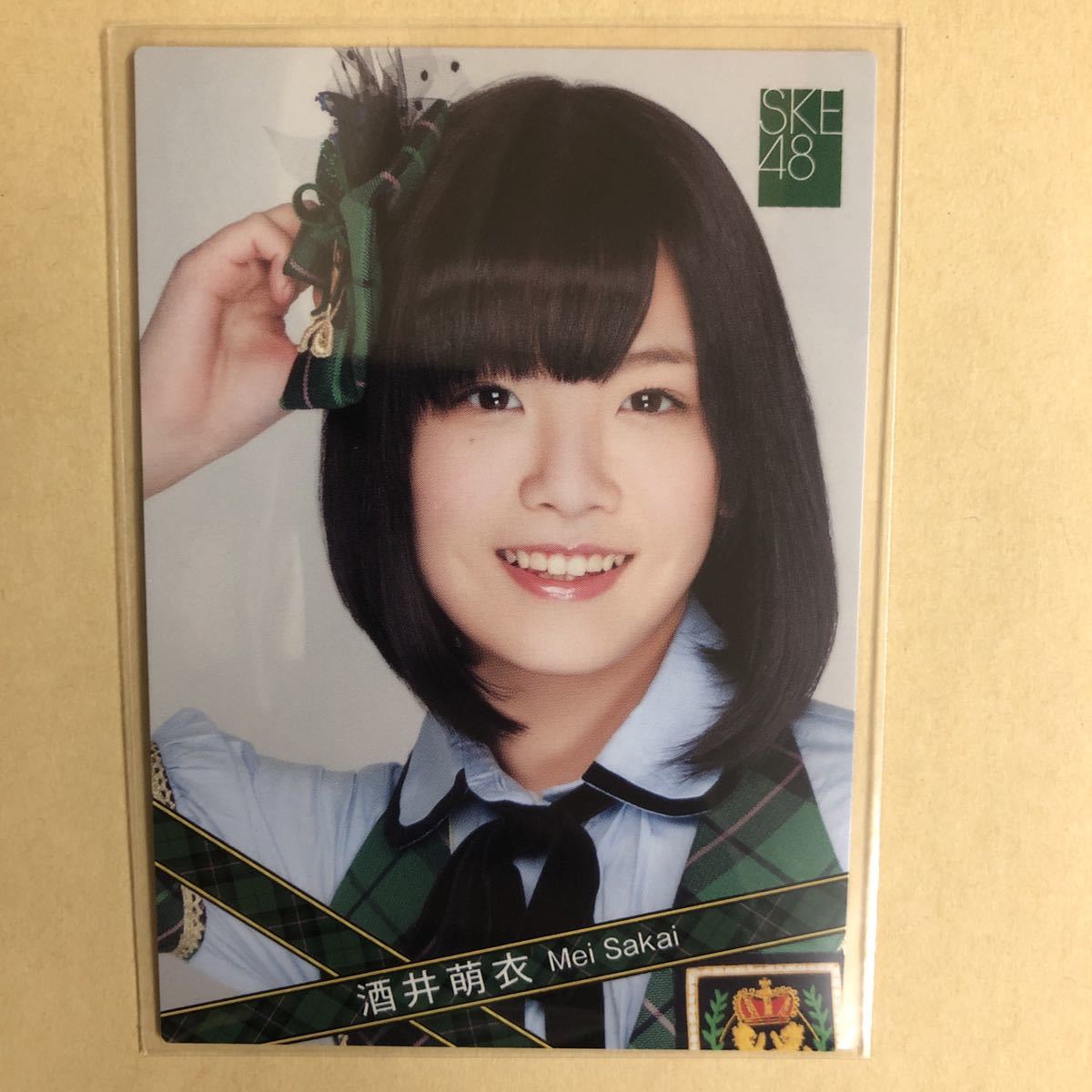 SKE48 酒井萌衣 2012 トレカ アイドル グラビア カード R102 タレント トレーディングカード AKBG_画像1