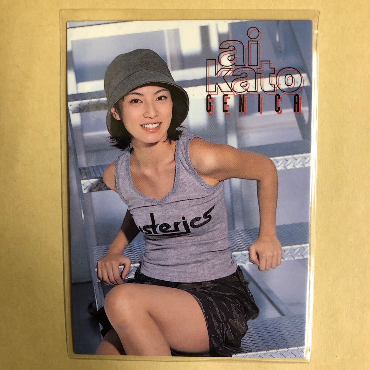 加藤あい 1999 GENICA トレカ アイドル グラビア カード 011 女優 俳優 タレント トレーディングカード_画像1