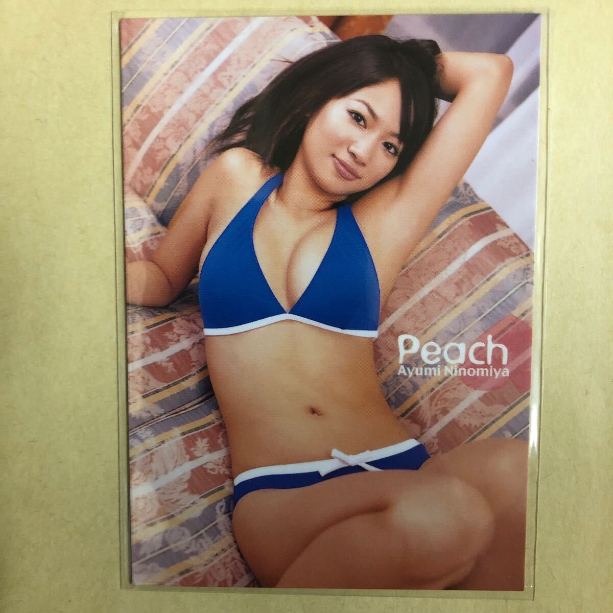 二宮歩美 2005 さくら堂 トレカ アイドル グラビア カード 水着 ビキニ 06 タレント トレーディングカード_画像1