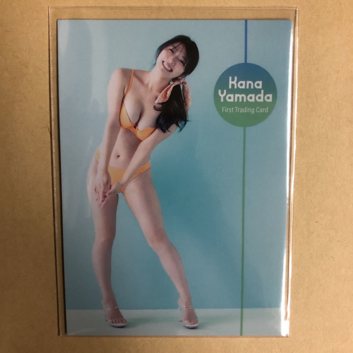 山田かな トレカ アイドル グラビア カード 水着 ビキニ RG21 タレント トレーディングカードの画像2