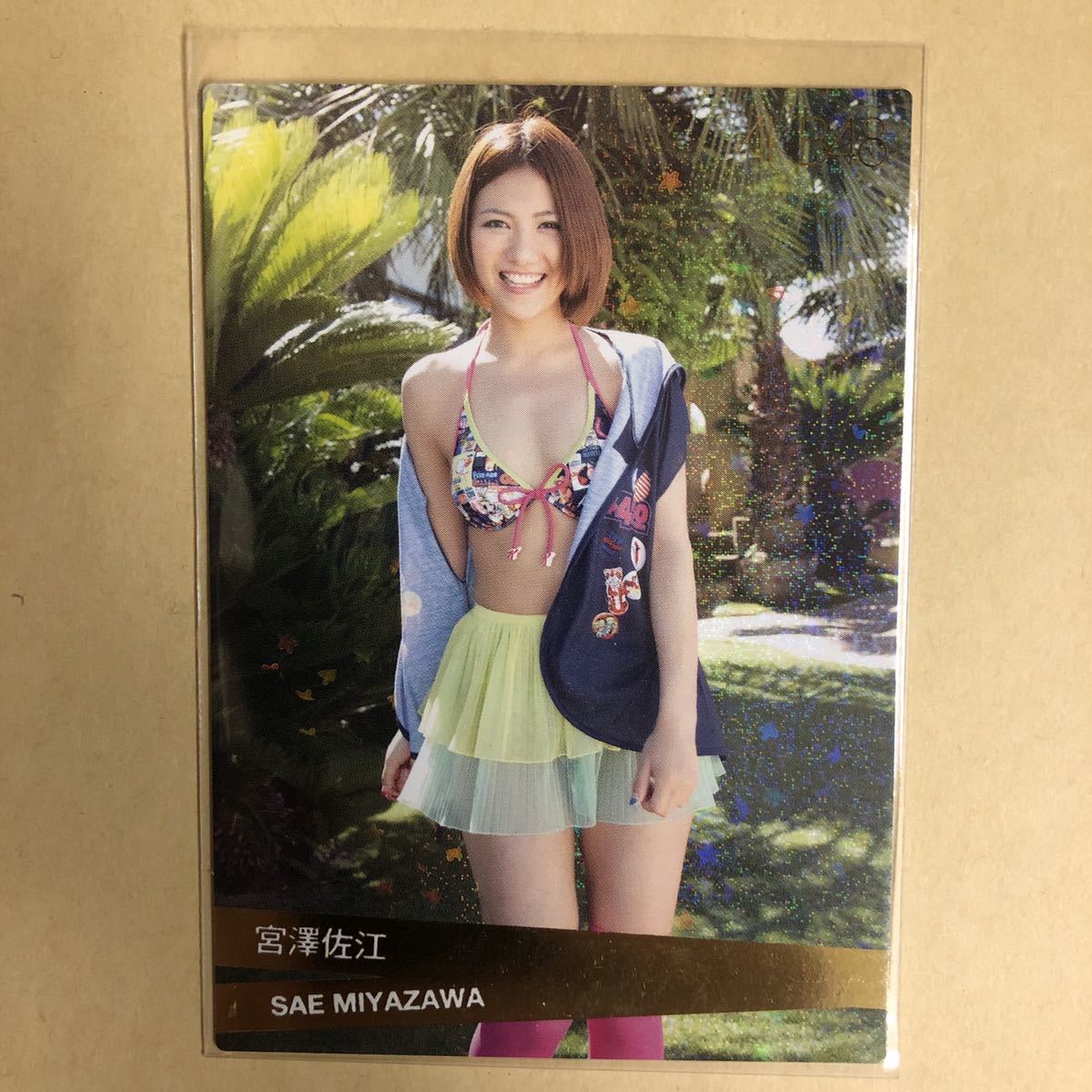 Akb48 Sae Miyazawa 2012 Treka Idol Gravure Card Card Bikini R126R Торговая карта талантов