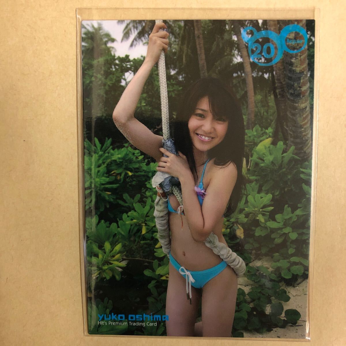 AKB48 大島優子 2010 ヒッツ トレカ アイドル グラビア カード 水着 ビキニ RG20 タレント トレーディングカード_画像1