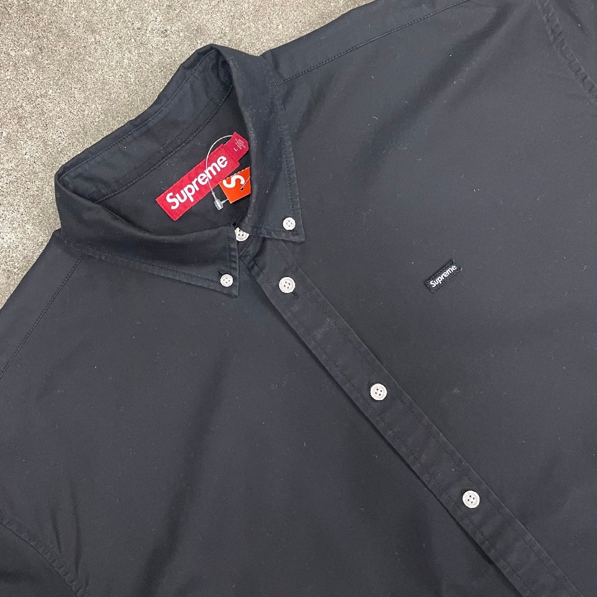 未使用品 Supreme Small Box Shirt Black L シュプリーム スモール ボックス シャツ ブラック_画像2