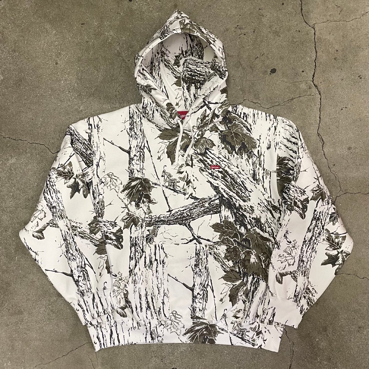 未使用品 Supreme Small Box Hooded Sweatshirt Snow Camo L シュプリーム スモール ボックス フーディー スウェットシャツ スノー カモ