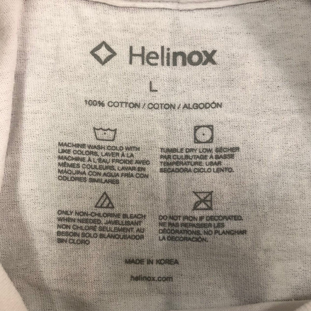 Helinox FRAGMENT Tシャツ ホワイト L ヘリノックス フラグメント_画像4