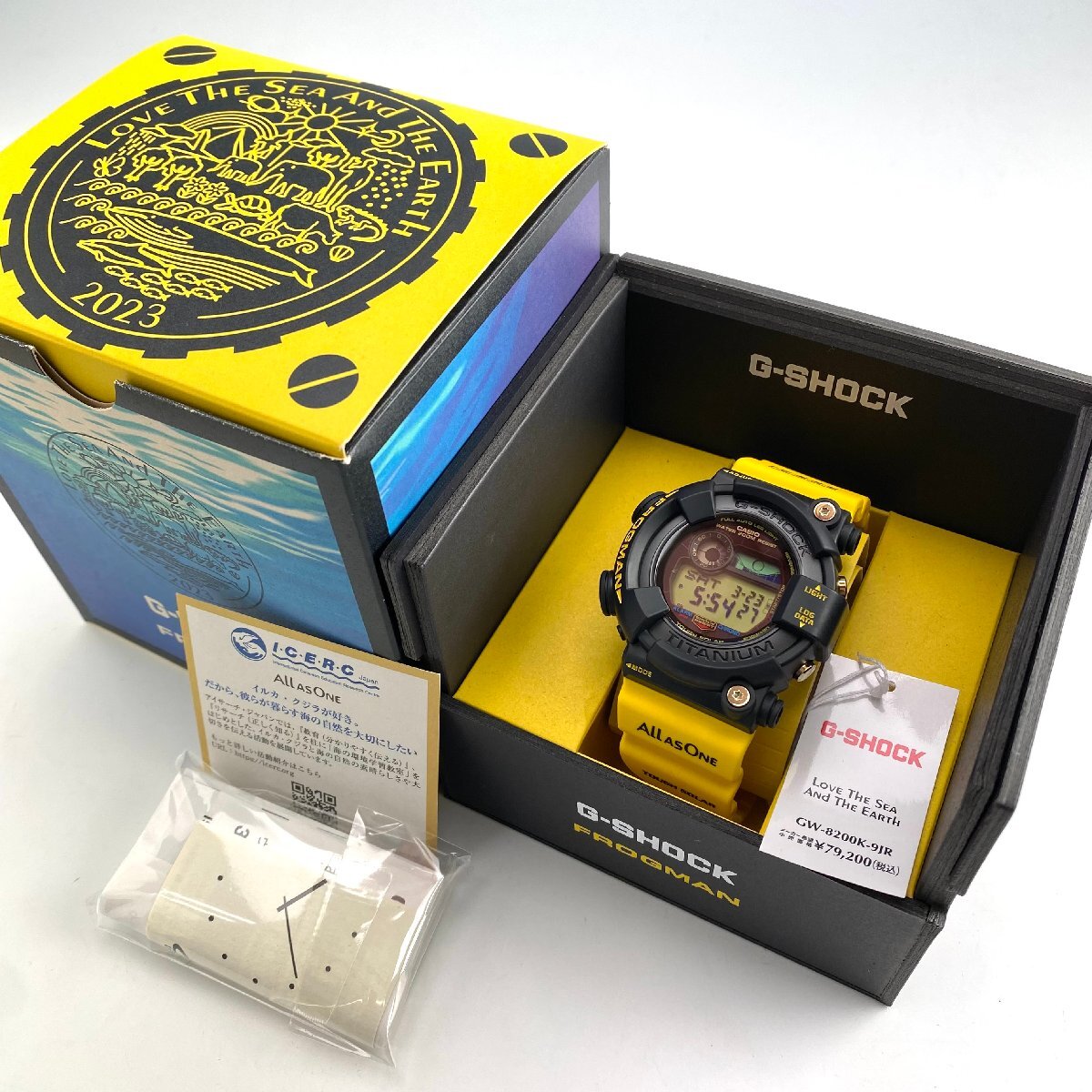 未使用品 CASIO G-SHOCK GW-8200K-9JR FROGMAN LOVE SEA AND THE EARTH カシオ Gショック フロッグマン イルクジ_画像1