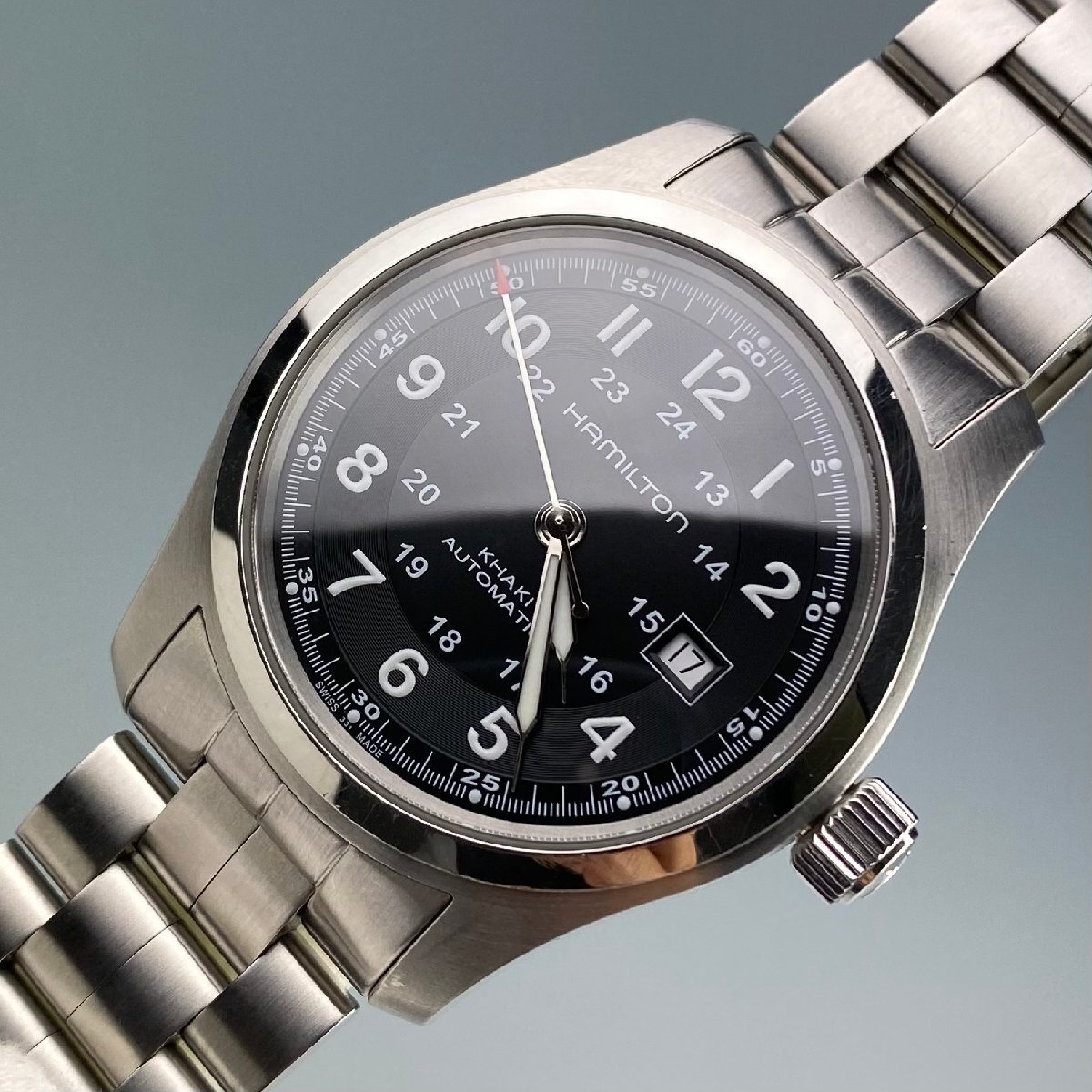 HAMILTON KHAKI FIELD H70515137 H706050 ハミルトン カーキ フィールド 自動巻き腕時計_画像7