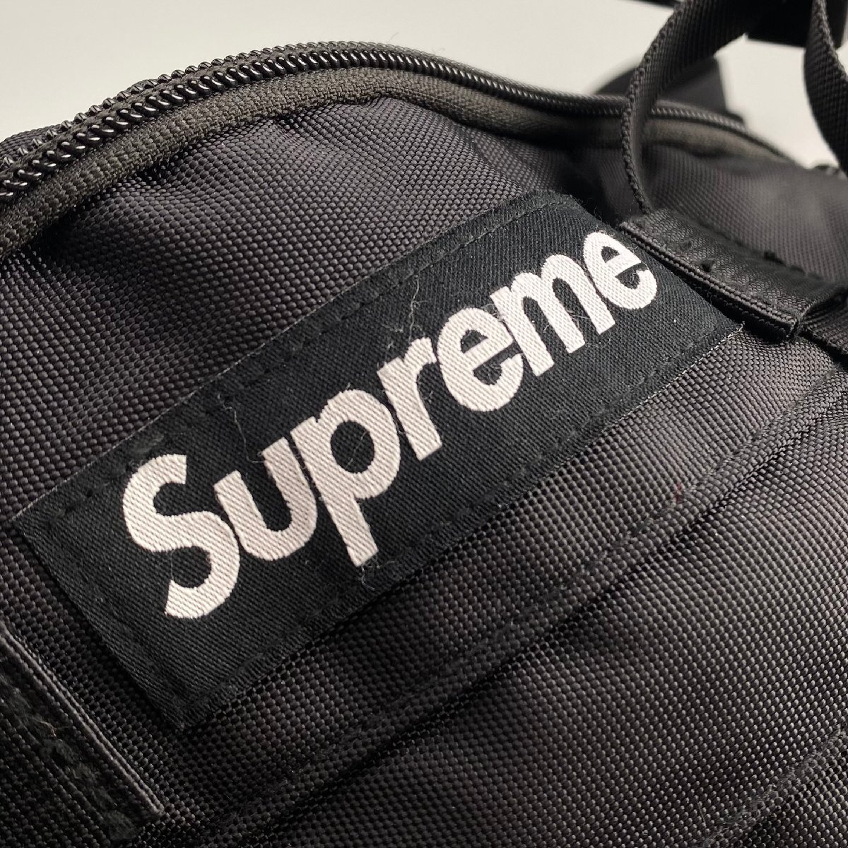 極美品 19aw Supreme Waist Bag Black シュプリーム ウエスト バッグ ブラック_画像5