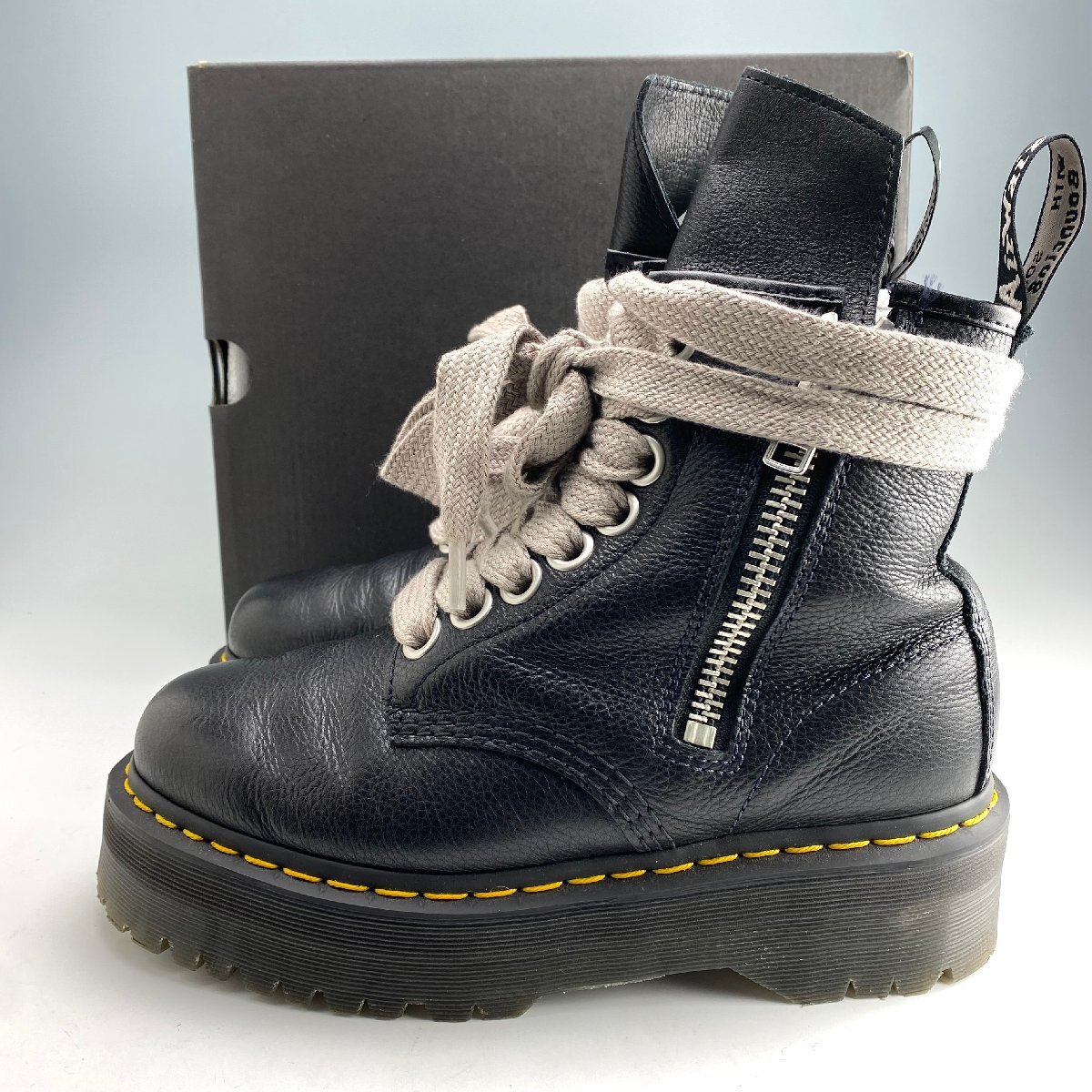 DR.MARTENS x RICK OWENS 1460 QUAD PENT RO 27977001 Dr. Martens × Rick Owens ботинки US6.5 25.5cm