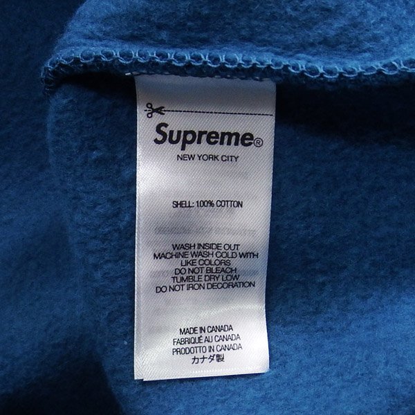 未使用品 23ss Supreme Undercover Anti You Hooded Sweatshirt Marine Blue S シュプリーム アンダーカバー パーカー_画像5