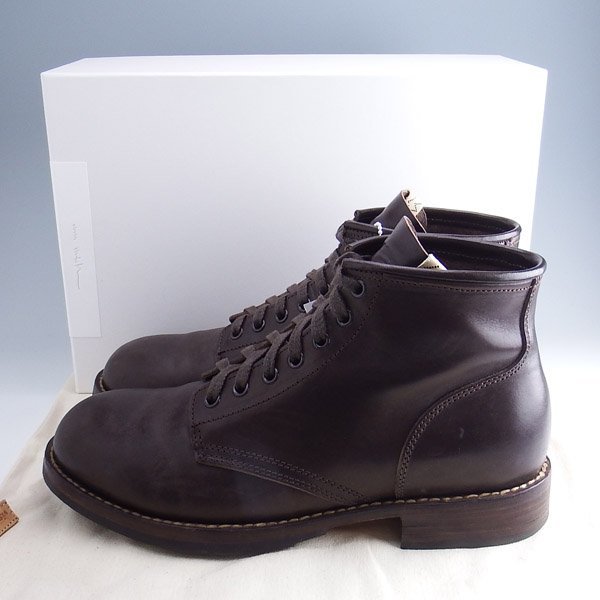 美品 24ss visvim BRIGADIER BOOTS-FOLK DK.BROWN US10.5 28.5cm