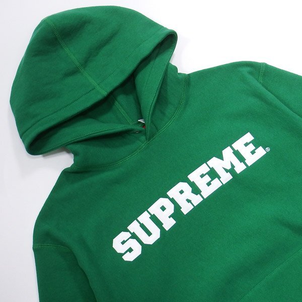 未使用品 24ss Supreme Collegiate Hooded Sweatshirt Dark Green S シュプリーム パーカー グリーン_画像2