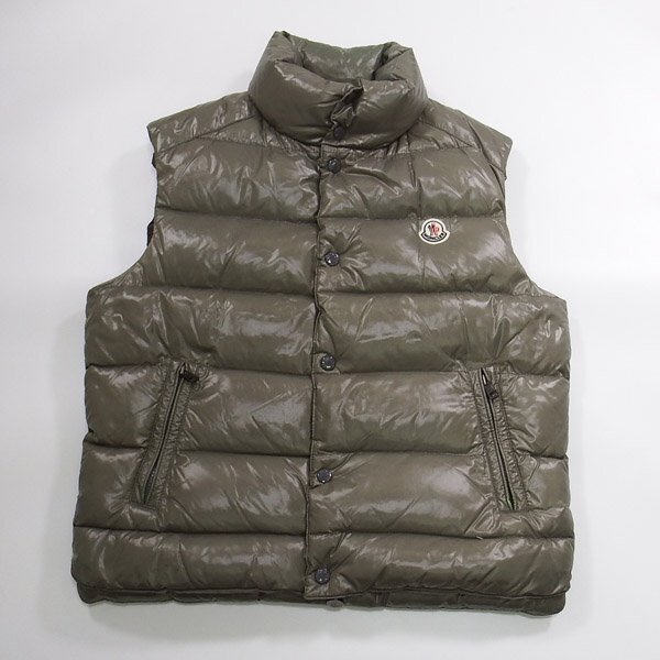 MONCLER TIB GILET 1 122-091-43350-05 モンクレール ダウンベスト オリーブ_画像1