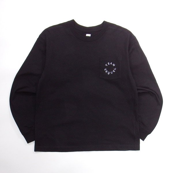 美品 SEQUEL TEAM CURIOSITY LONG SLEEVE T-SHIRT BLACK SQ-23AW-LT-01 シークエル ロンT ブラック_画像2