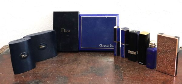 ブランドコスメ デパコス 10点まとめて Christian Dior CHANEL HERMES Jino リップカラー リップスティック 口紅 ファンデーション ｎ952の画像1